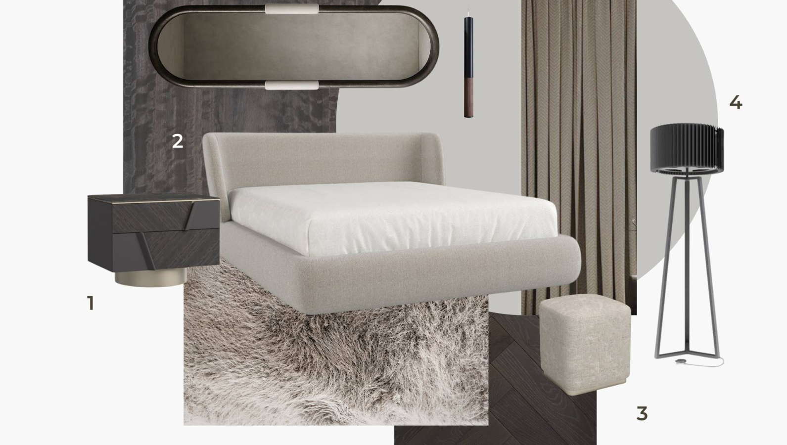 Сегодня делимся концепцией апартаментов для молодого мужчины